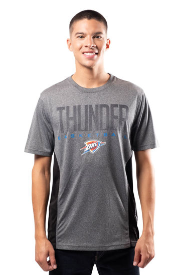 Picture of Ultra Game Men's Standard Active Tee Shirt, Charcoal Heather, Medium