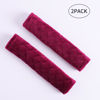 Picture of Amooca Soft Auto Seat Belt Cover Seatbelt Shoulder Pad Cushions 2 PCS for a More Comfortable Driving Universal Fit for All Cars and Backpack Wine Red