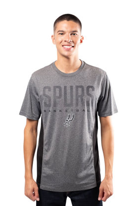 Picture of Ultra Game Men's Standard Active Tee Shirt, Charcoal Heather, Medium