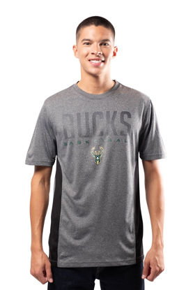 Picture of Ultra Game Men's Standard Active Tee Shirt, Charcoal Heather, Medium