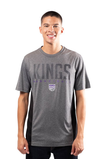 Picture of Ultra Game Men's Standard Active Tee Shirt, Charcoal Heather, Medium