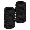 Picture of 200PCS Small Hair Ties,No Crease Baby Hair Ties,Elastic Hair Ponytail Holder Hair Accessories for Baby Girls Infants Toddlers Kids,Black