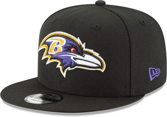 Picture of New Era NFL 9FIFTY Adjustable Snapback Hat Cap One Size Fits All (Baltimore Ravens Black)
