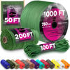 Picture of TECEUM Paracord 550 (750) Moss - 100 ft - 4mm - 100% Nylon Strong Tactical MIL-SPEC Parachute Cord - Survival Rope Emergency para Cord 11 Strands Core EDC Camping Hiking Military Gear 331a