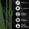 Picture of TECEUM Paracord 550 (750) Moss - 100 ft - 4mm - 100% Nylon Strong Tactical MIL-SPEC Parachute Cord - Survival Rope Emergency para Cord 11 Strands Core EDC Camping Hiking Military Gear 331a