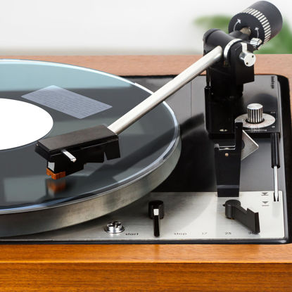Picture of PRO SPIN Clear Acrylic Turntable Mat - Platter Slipmat for 12" Vinyl Vintage Record Player - Antistatic Cover, Reduces Noise & Sounds from Static & Dust - Tighter Bass Quality, Record Player Mat