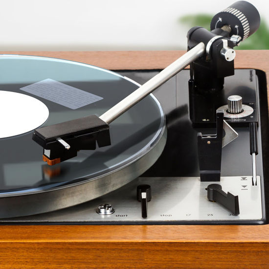 Picture of PRO SPIN Clear Acrylic Turntable Mat - Platter Slipmat for 12" Vinyl Vintage Record Player - Antistatic Cover, Reduces Noise & Sounds from Static & Dust - Tighter Bass Quality, Record Player Mat