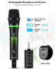 Picture of Bietrun Wireless Microphone Rechargeable, 168FT Range Bluetooth Microphone Wireless (Work 7 hrs) with 1/4'' Output, UHF Metal Handheld Dynamic Mic for Karaoke Machine/PA System/Speaker/Church/Wedding