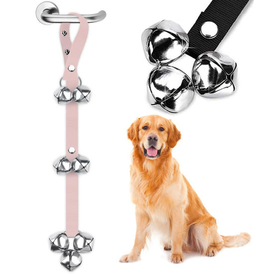Picture of BLUETREE Dog Doorbells Premium Quality Training Potty Great Dog Bells Adjustable Door Bell Dog Bells for Potty Training Your Puppy The Easy Way - 7 Extra Large Loud 1.4 DoorBells