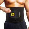 Picture of ActiveGear Premium Waist Trimmer Belt Slim Body Sweat Wrap for Stomach and Back Lumbar Support, Large: 9" x 46" - Yellow