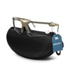 Picture of xaegistac Shooting Glasses with Case Anti Fog Hunting Safety Glasses for Men Women (Clear Lens-Khaki Frame)