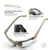 Picture of xaegistac Shooting Glasses with Case Anti Fog Hunting Safety Glasses for Men Women (Clear Lens-Khaki Frame)