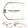 Picture of xaegistac Shooting Glasses with Case Anti Fog Hunting Safety Glasses for Men Women (Clear Lens-Khaki Frame)