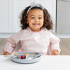Picture of Bumkins Sleeved Bib for Girl or Boy, Baby and Toddler for 6-24 Mos, Essential Must Have for Eating, Feeding, Baby Led Weaning Supplies, Long Sleeve Mess Saving Food Catcher, 2-pk Floral and Lace