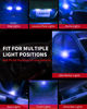 Picture of LASFIT 194 LED Bulb Blue 168 T10 192 2825 W5W LED Bulb Canbus Error Free, Non-Polarity 400LM Extremely Bright for Dashboard Light, Dome Map Courtesy Door Trunk Cargo Lights, Pack of 2
