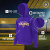 Picture of Team Fan Apparel NFL Adult Unisex Starting Fresh Ultra Soft Fleece Hooded Sweatshirt, Heathered Football Hoodie (Minnesota Vikings - Purple, Adult Small)