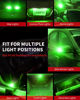 Picture of LASFIT 194 168 T10 2825 W5W LED Bulb Canbus Error Free,3030 Chipsets Error Free for Car Interior Dome Map Door Courtesy Lights, Non-Polarity 400LM 6000K Extremely Bright Green Color