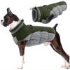 Picture of Lelepet Warm Dog Winter Coat Dog Coat Dog Jacket with Harness Reflective Dog Cold Weather Coats Windproof Waterproof Turtleneck Dog Fleece Jacket with Zipper Dog Coats for Small Medium Large Dogs