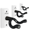 Picture of Onmiwod Guitar Wall Mount 3 Pack, White Hardwood Guitar Hanger, U-Shaped Guitar Wall Hanger Mount, Guitar Holder Hook Stand Wall for Acoustic, Electric Guitar, Banjo, Bass, for Guitar Player Men Boy