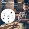 Picture of Onmiwod Guitar Wall Mount 3 Pack, White Hardwood Guitar Hanger, U-Shaped Guitar Wall Hanger Mount, Guitar Holder Hook Stand Wall for Acoustic, Electric Guitar, Banjo, Bass, for Guitar Player Men Boy