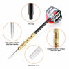 Picture of Accmor Steel Tip Darts, Professional Metal Darts, Darts Metal Tip Set, Metal Darts for Dartboard,24 pcs