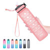 Picture of Hyeta 32 oz Water Bottles with Times to Drink and Straw, Motivational Water Bottle with Time Marker, Leakproof, Drinking Sports Water Bottle for Fitness, Gym and Outdoor