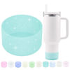 Picture of WORBSS Glitter Silicone Boot, Compatible with Stanley Tumbler H2.0 20 30 40oz & Hydro Flask 18-24oz, Accessories for Wide Mouth Water Bottles Protector Bottom Sleeve Cover Bumper As the Best Gfit