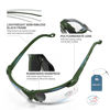 Picture of xaegistac Shooting Glasses with Case Anti Fog Hunting Safety Glasses for Men Women (Clear Lens-Green Frame)