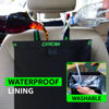 Picture of CarCan The Original 3 in 1 Hanging Car Trash Can for Back Seat, Cooler & Storage Bag - Metal Framed, Washable & Reusable Car Trash Bin with 3 Pockets (Pack of 1)