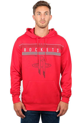 Picture of Ultra Game NBA Official Men’s Super Soft Midtown Hoodie Pullover Sweatshirt - Unisex, Houston Rockets, Team Color, Large