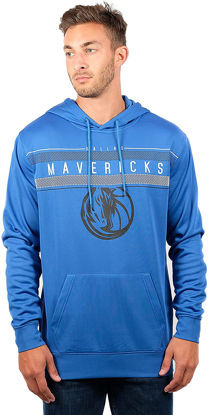 Picture of Ultra Game NBA Official Men’s Super Soft Midtown Hoodie Pullover Sweatshirt - Unisex, Dallas Mavericks, Team Color, Medium