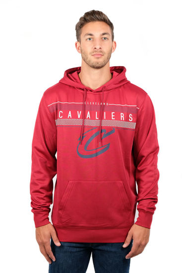 Picture of Ultra Game NBA Official Men’s Super Soft Midtown Hoodie Pullover Sweatshirt - Unisex, Cleveland Cavaliers, Team Color, XX-Large