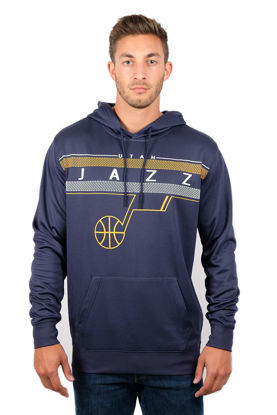 Picture of Ultra Game NBA Official Men’s Super Soft Midtown Hoodie Pullover Sweatshirt - Unisex, Utah Jazz, Team Color, X-Large