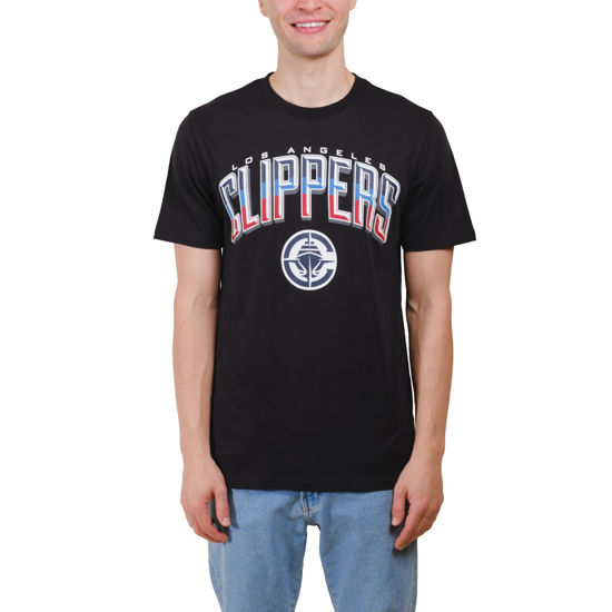 Picture of Ultra Game Men's Standard Arched Plexi Short Sleeve Tee Shirt, Black, XX-Large