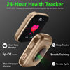 Picture of FITVII Health & Fitness Tracker (Answer/Make Calls), Smart Watch with 24/7 Heart Rate and Blood Pressure, Sleep Tracking, Blood Oxygen Monitor, 120+ Sport Mode Activity Tracker for Women Men