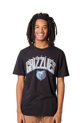 Picture of Ultra Game Men's Standard Arched Plexi Short Sleeve Tee Shirt, Black, Medium
