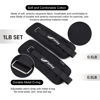 Picture of Ankle Weights, Wrist Leg Arm Weights for Women Men Kids with Adjustable Straps, Strength Training Weighted for Yoga, Jogging, Running, Walking, Fitness, Gym Workout - 1LBS Pair (0.5 LB Each Weight),