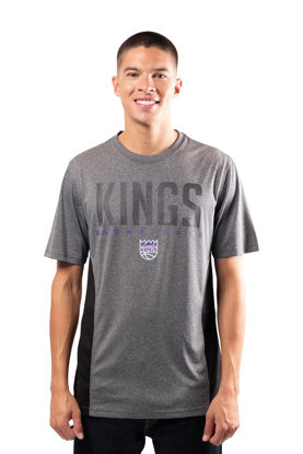 Picture of Ultra Game Men's Standard Active Tee Shirt, Charcoal Heather, Small