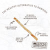 Picture of Earth Animal No Hide Stix Beef Flavored Natural Rawhide Free Dog Chews Long Lasting Chew Sticks |Treats for Small Dogs and Cats | Great for Aggressive Chewers (1 Pack)