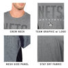 Picture of Ultra Game Men's Standard Active Tee Shirt, Charcoal Heather, XX-Large