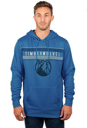 Picture of Ultra Game NBA Official Men’s Super Soft Midtown Hoodie Pullover Sweatshirt - Unisex, Minnesota Timberwolves, Team Color, X-Large