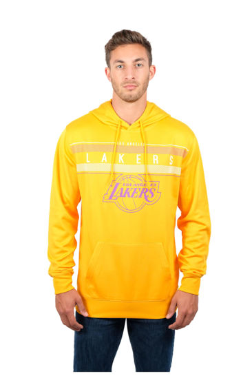 Picture of Ultra Game Men's Standard NBA Fleece Hoodie Pullover Sweatshirt Poly Midtown, Team Color 2