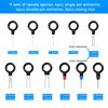 Picture of Terminal Removal Tool Kit 82 Pcs Depinning Tool Electrical Connector Pin Removal Tool Kit Pin Extractor Tool Set Wire Terminal Release Tool for Automotive Car Household Devices