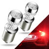 Picture of AUXITO 1156 LED Bulb Red 400% Super Bright 7506 BA15S P21W LED Replacement with Projector for Taill Brake Backup Reverse DRL Signal Parking Lights, Pack of 2