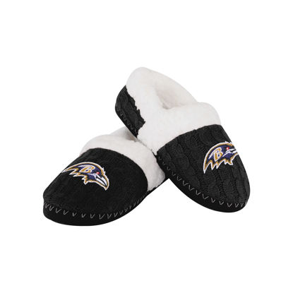 Picture of FOCO Baltimore Ravens NFL NFL Womens Team Color Moccasin Slipper - XL