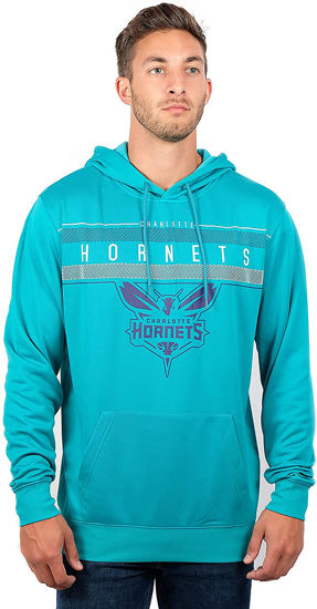 Picture of Ultra Game NBA Official Men’s Super Soft Midtown Hoodie Pullover Sweatshirt - Unisex, Charlotte Hornets, Team Color, Medium