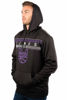 Picture of Ultra Game NBA Official Men’s Super Soft Midtown Hoodie Pullover Sweatshirt - Unisex, Sacramento Kings, Black, Small