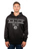 Picture of Ultra Game Men's Standard Fleece Hoodie Pullover Sweatshirt Poly Midtown, Black, Small