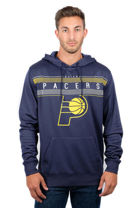 Picture of Ultra Game NBA Official Men’s Super Soft Midtown Hoodie Pullover Sweatshirt - Unisex, Indiana Pacers, Team Color, Large