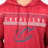 Picture of Ultra Game NBA Official Men’s Super Soft Midtown Hoodie Pullover Sweatshirt - Unisex, Cleveland Cavaliers, Team Color, Large